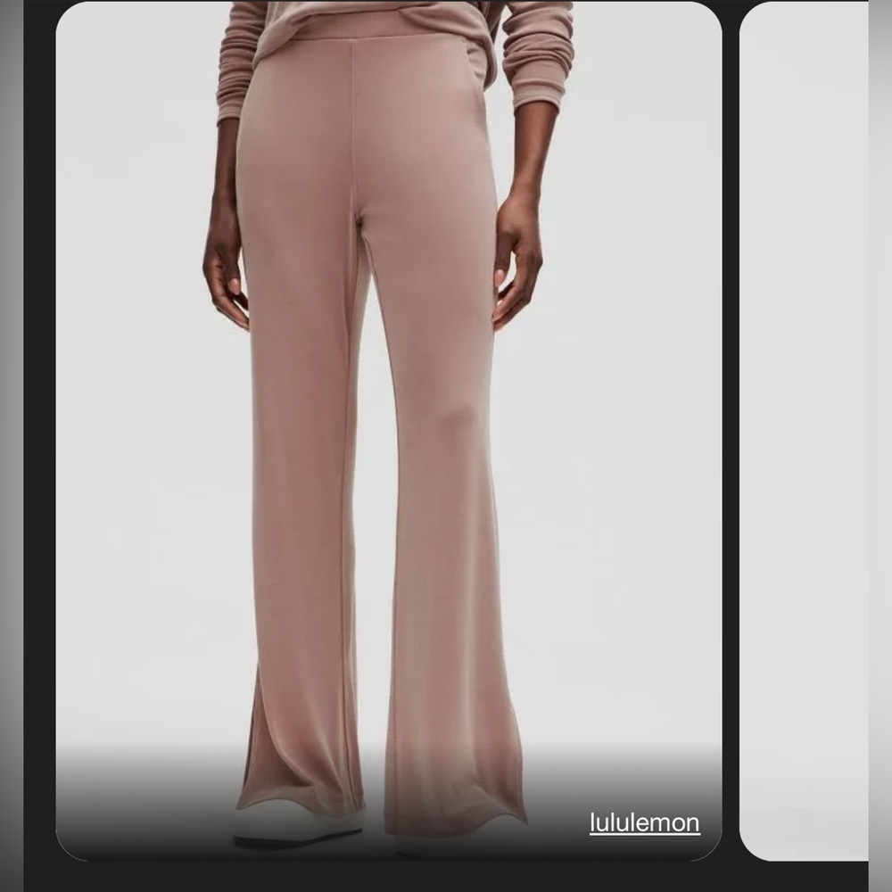 Brand New Lululemon Drapey Softstreme Flare split hem pants